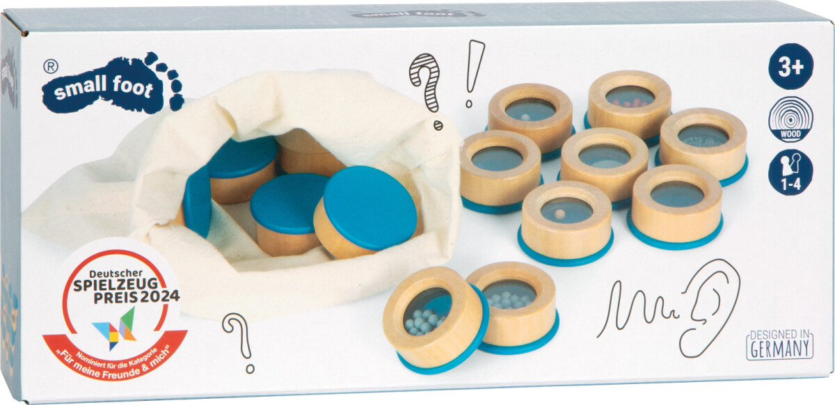 Small Foot - Memory Vendespil Til Børn - Sensory - 16 Brikker