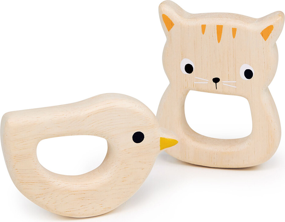 Mentari - Bideringe I Træ - Fugl Og Kat