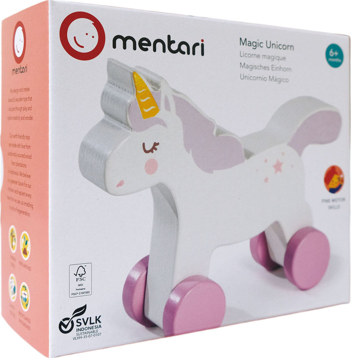 Mentari - Enhjørning Med Hjul
