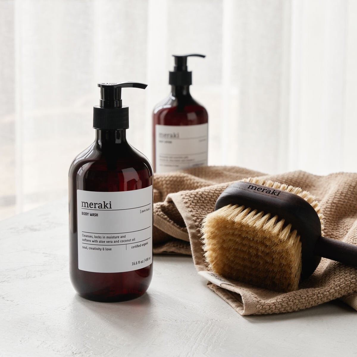 Meraki - Body Wash - Pure Basic - 490 Ml