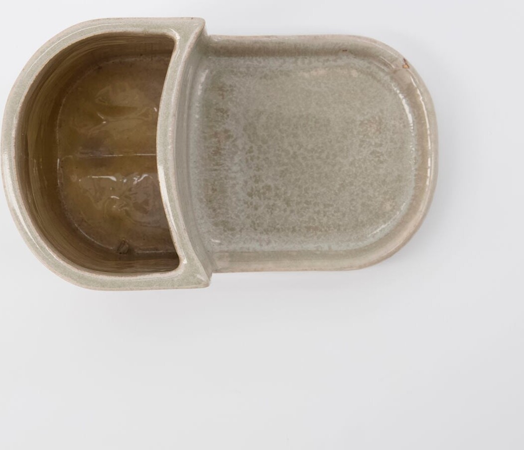 Meraki - Børste- Og Sæbeholder Mkdatura - Shellish Grey - W 18 Cm H 127