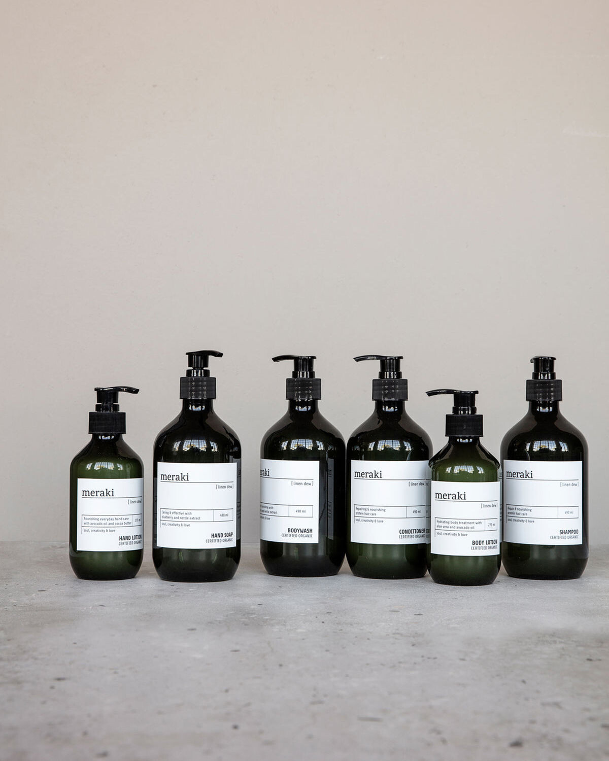 Meraki - Håndsæbe - Linen Dew - 490 Ml