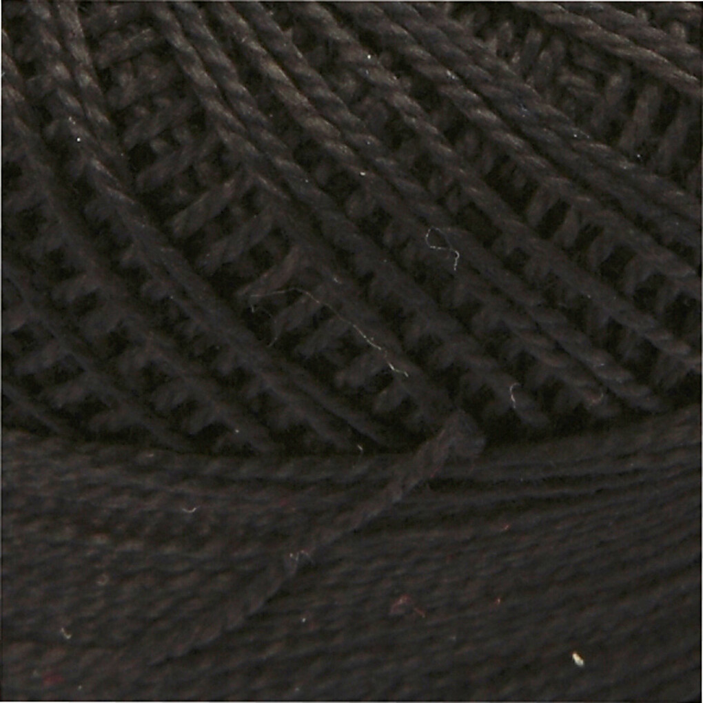 Merceriseret Bomuldsgarn - Sort - 20 G