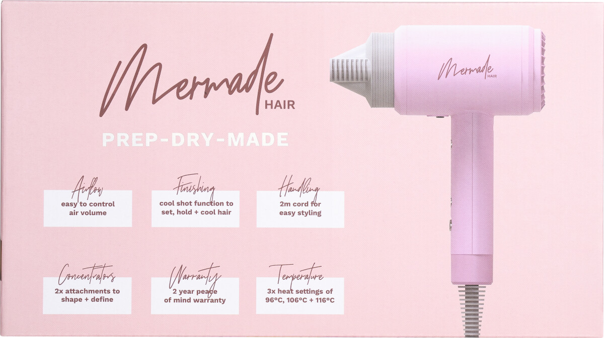 Mermade - Hair Dryer - Eu