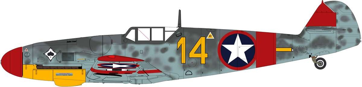 Airfix A17003 - Messerschmitt Bf109G-5G-6 Byggesæt - 1 24