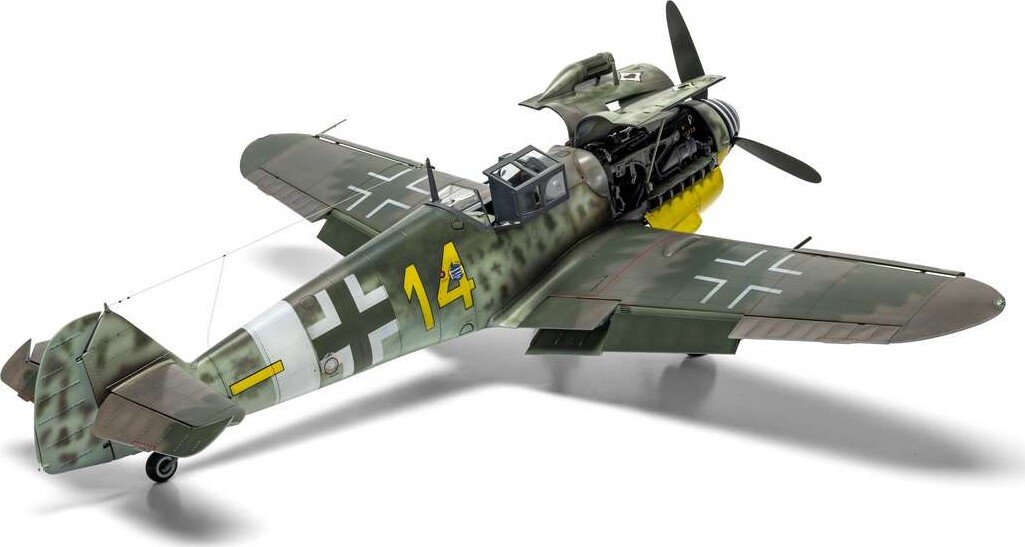 Airfix A17003 - Messerschmitt Bf109G-5G-6 Byggesæt - 1 24