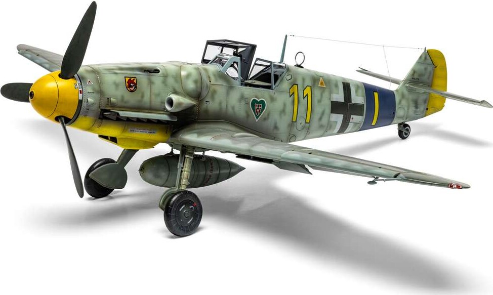 Airfix A17003 - Messerschmitt Bf109G-5G-6 Byggesæt - 1 24