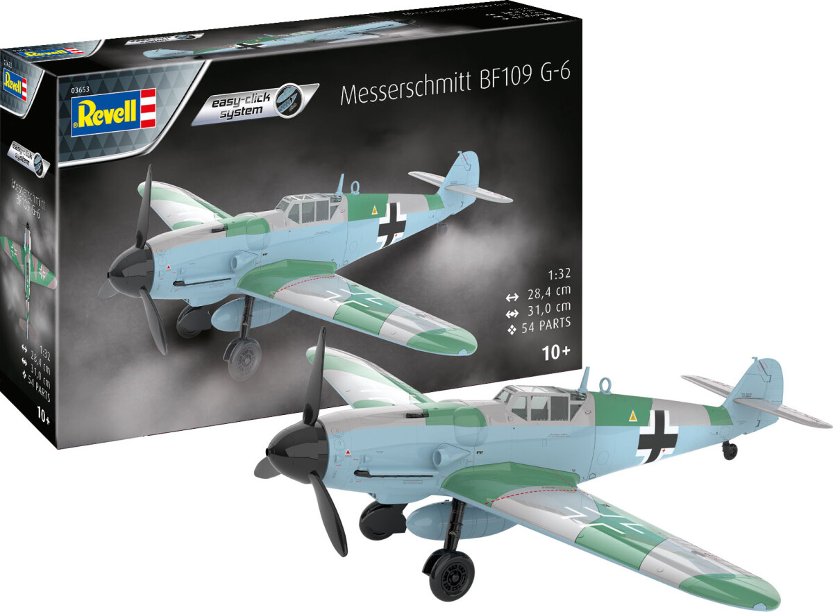 Revell - Messerschmitt Bf109G-6 Easy-Click System - 1 32 - 03653