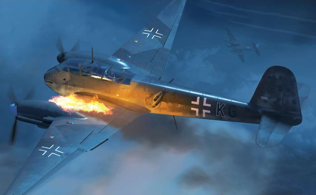Airfix - Messerschmitt Me410A-1 Fly Byggesæt - 1 72 - A04069