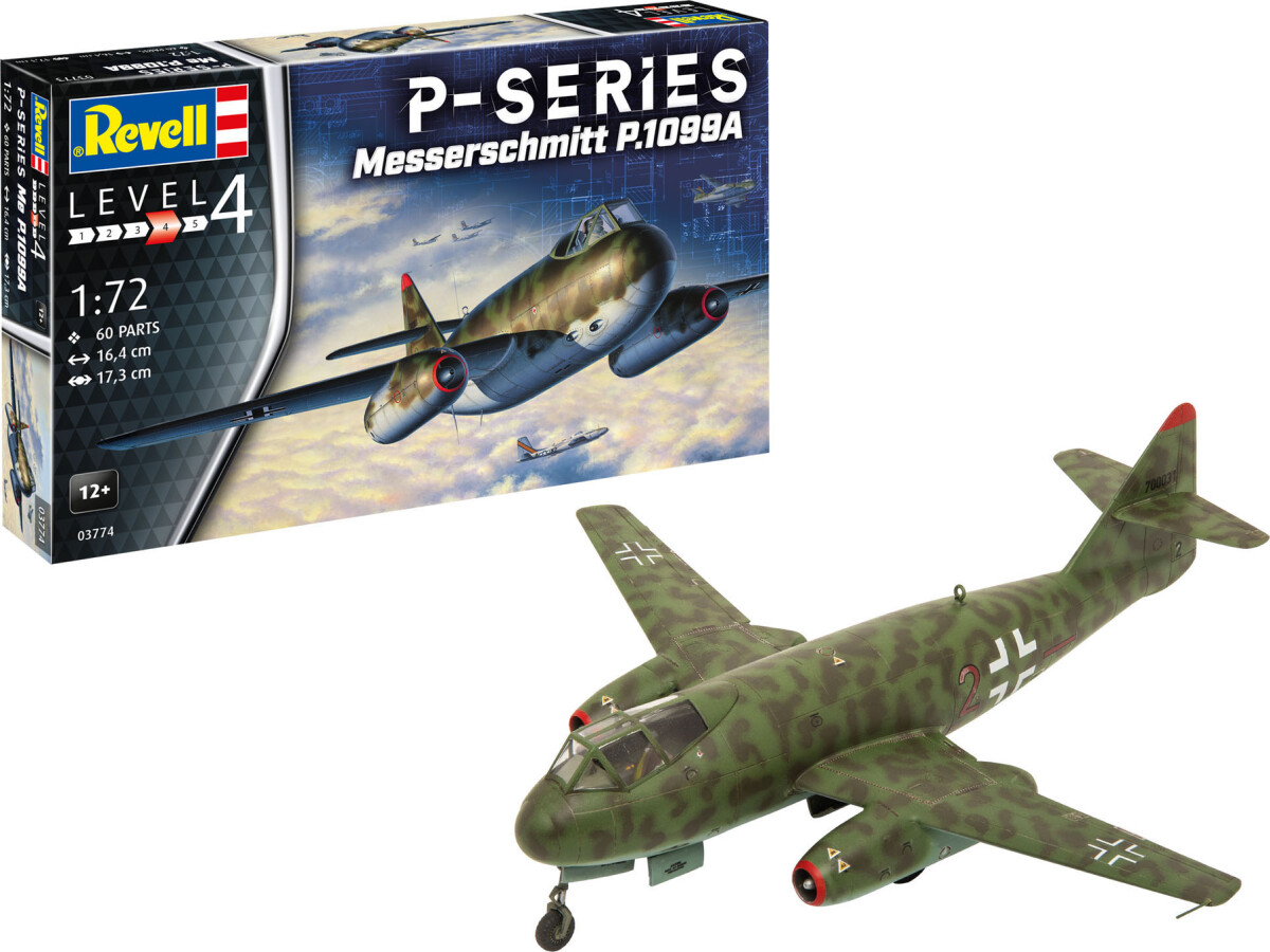 Revell - Messerschmitt P1099A - P-Series - 1 72 - Level 4 - 03774