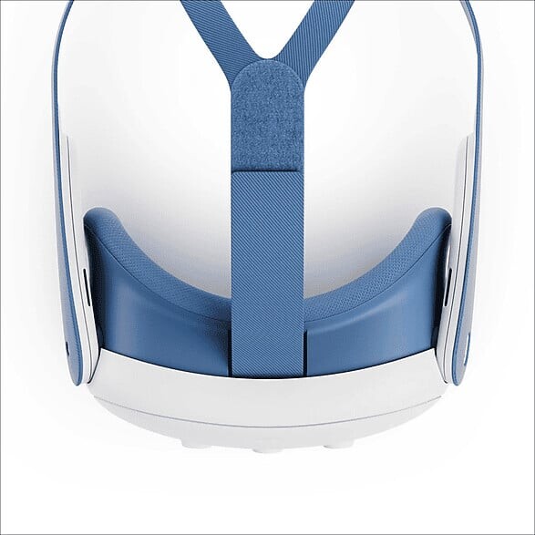 Meta - Quest 3 Facial Interface Head Strap Blue