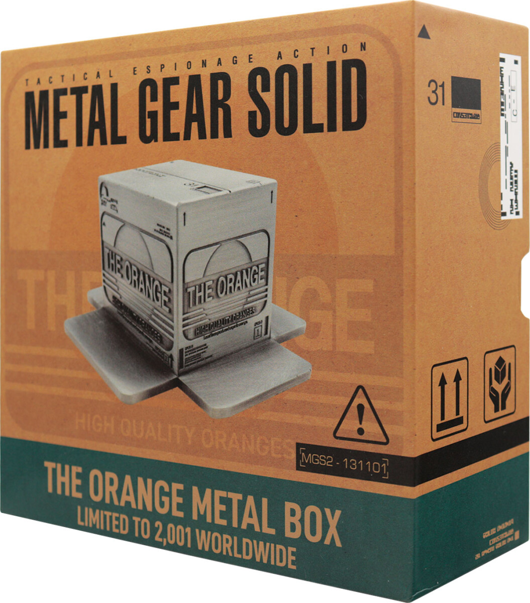 Metal Gear Solid 2 Replica Cardboard Box