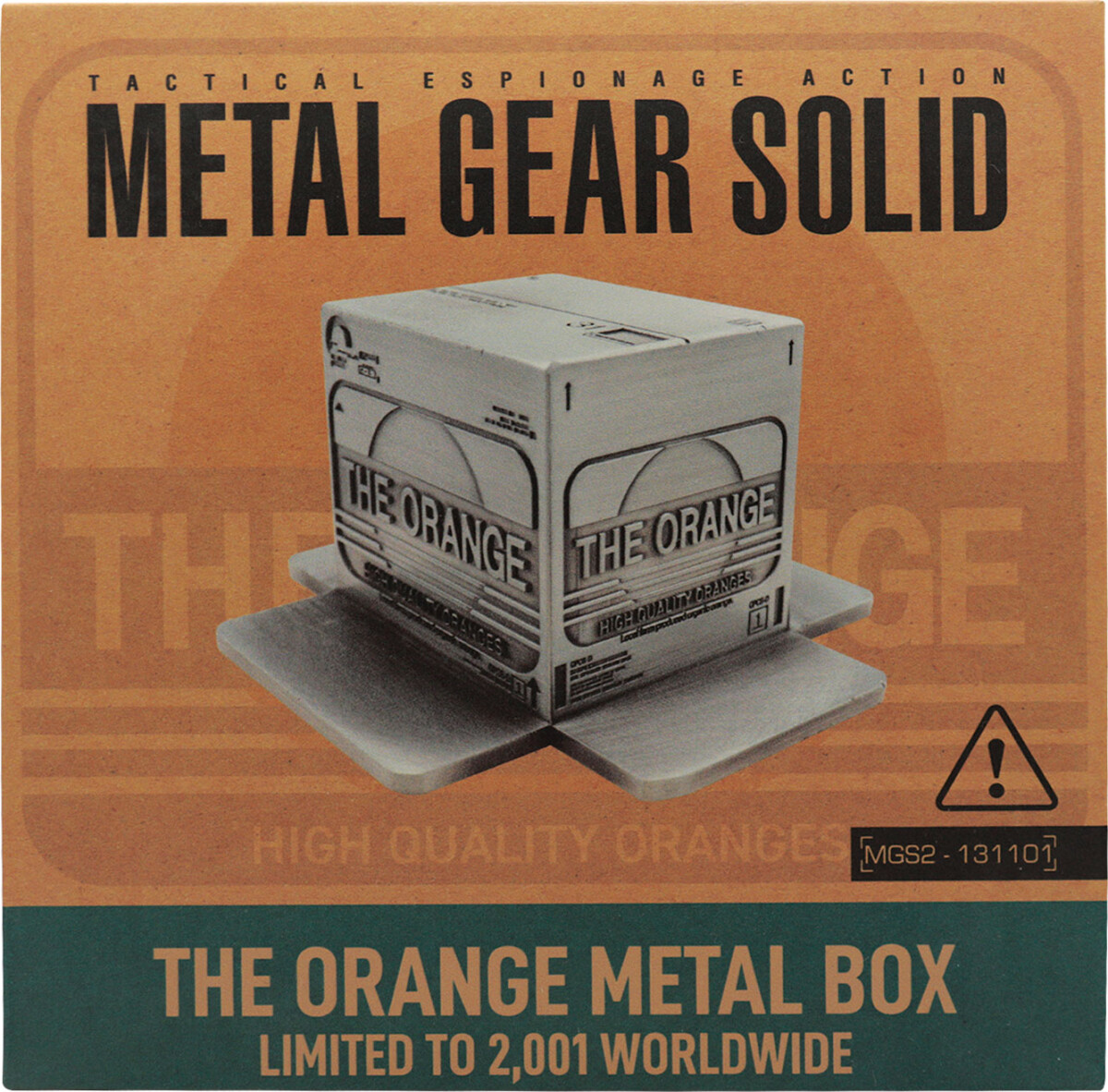 Metal Gear Solid 2 Replica Cardboard Box
