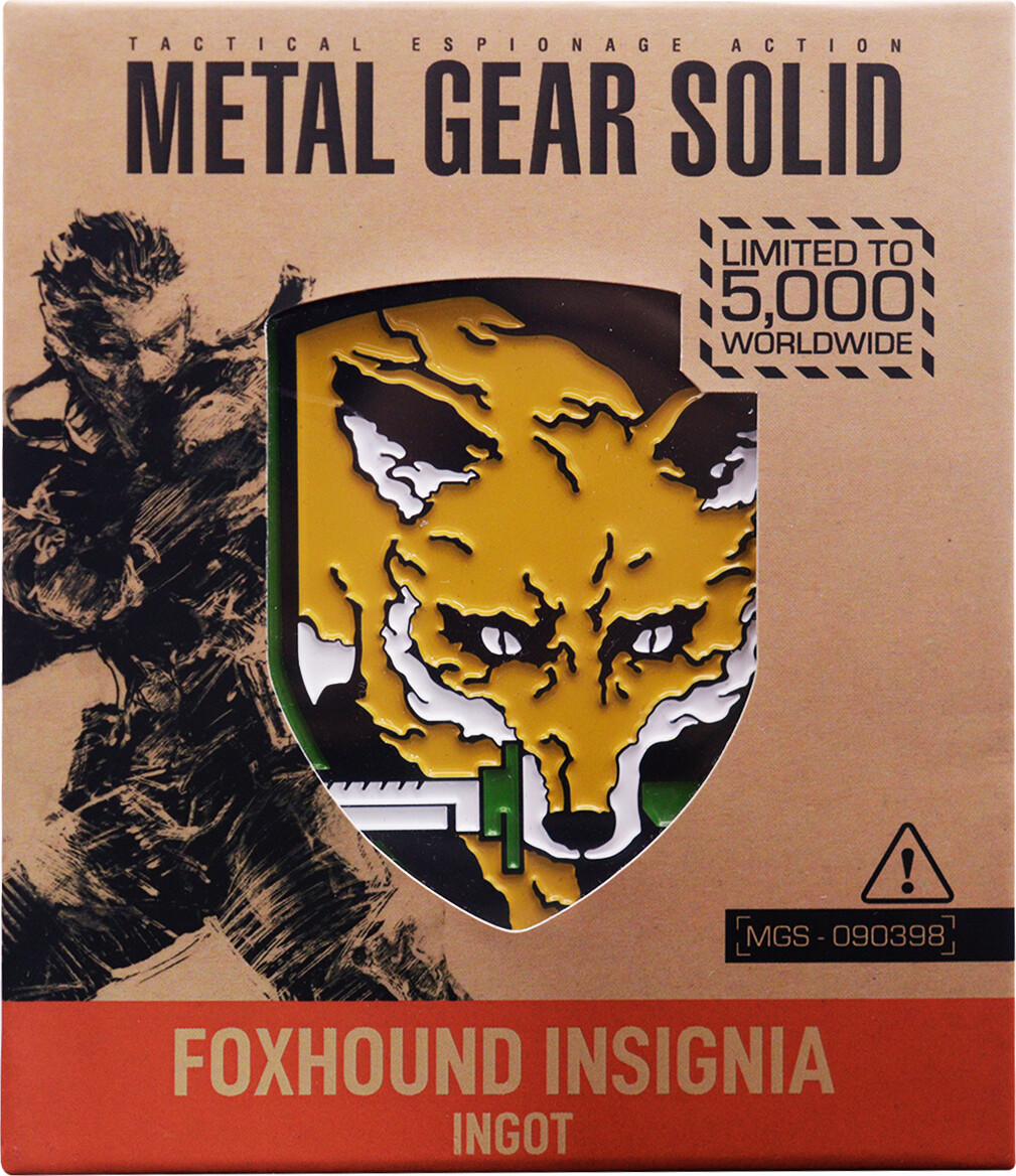 Metal Gear Solid Foxhound Insignia Limited Edition Ingot