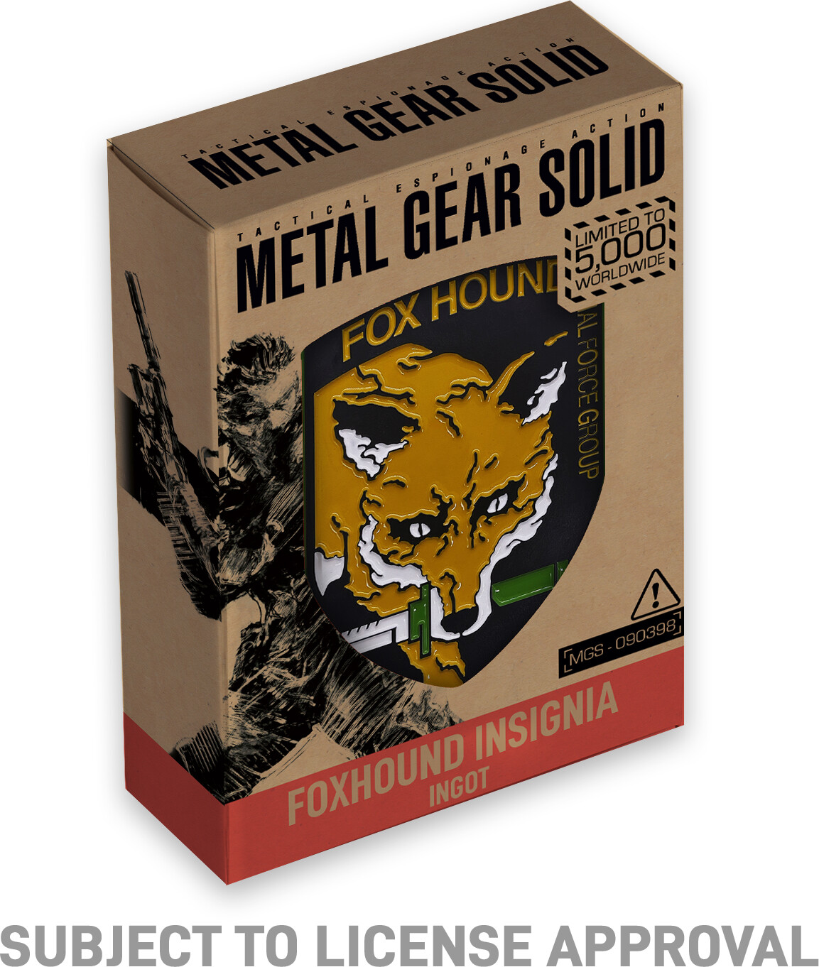 Metal Gear Solid Foxhound Insignia Limited Edition Ingot