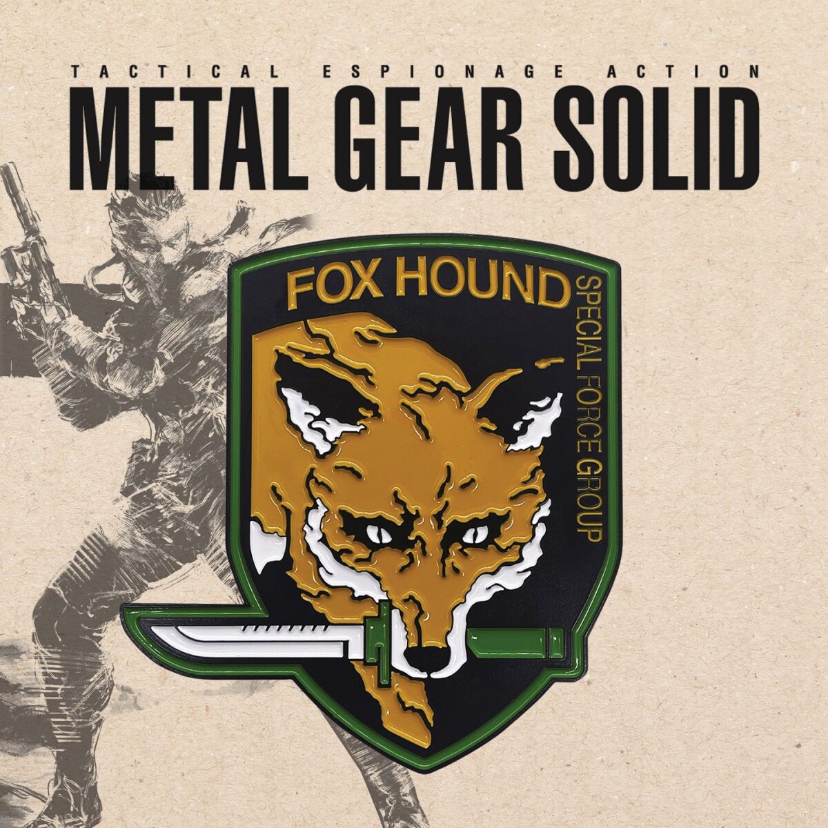 Metal Gear Solid Foxhound Insignia Limited Edition Ingot
