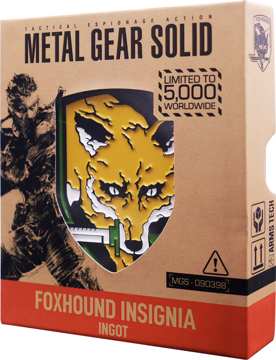 Metal Gear Solid Foxhound Insignia Limited Edition Ingot