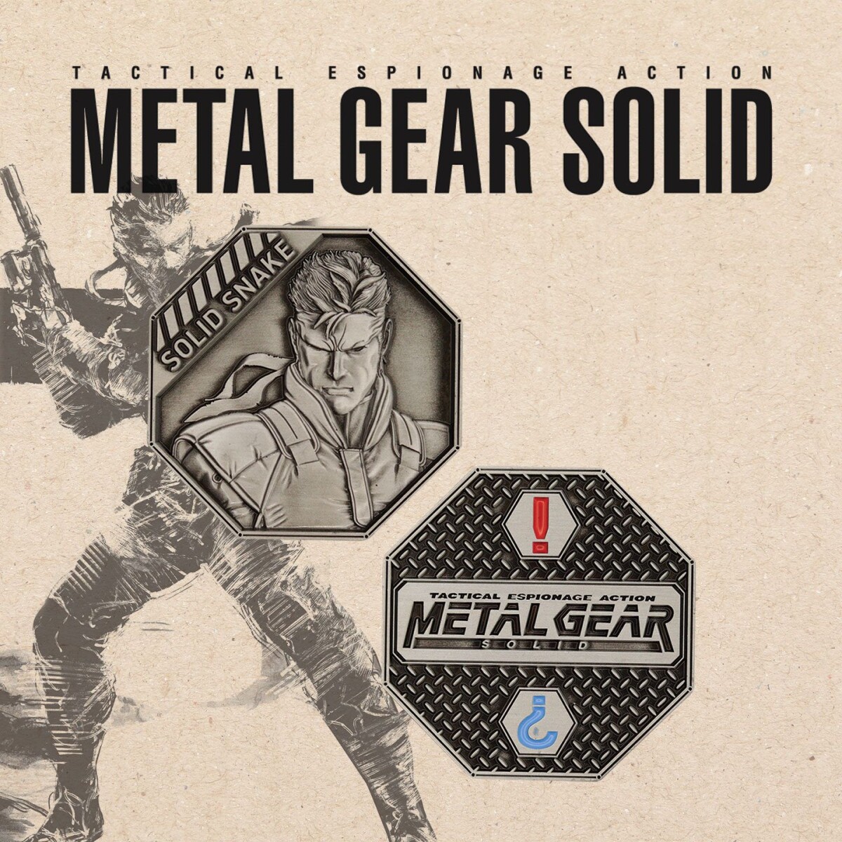 Metal Gear Solid Limited Edition Solid Snake Collectible Coin