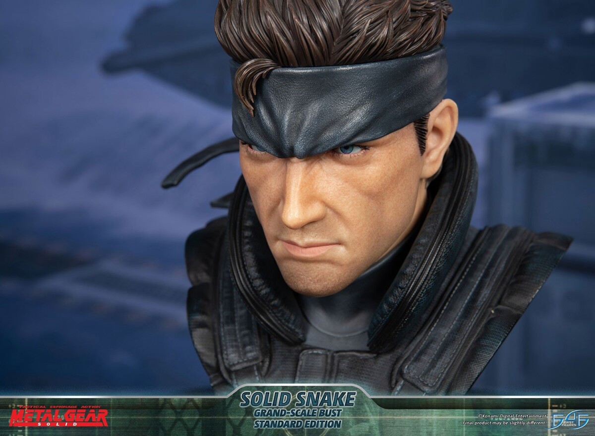 Metal Gear Solid Solid Snake Grand-Scale Bust Resin Statue