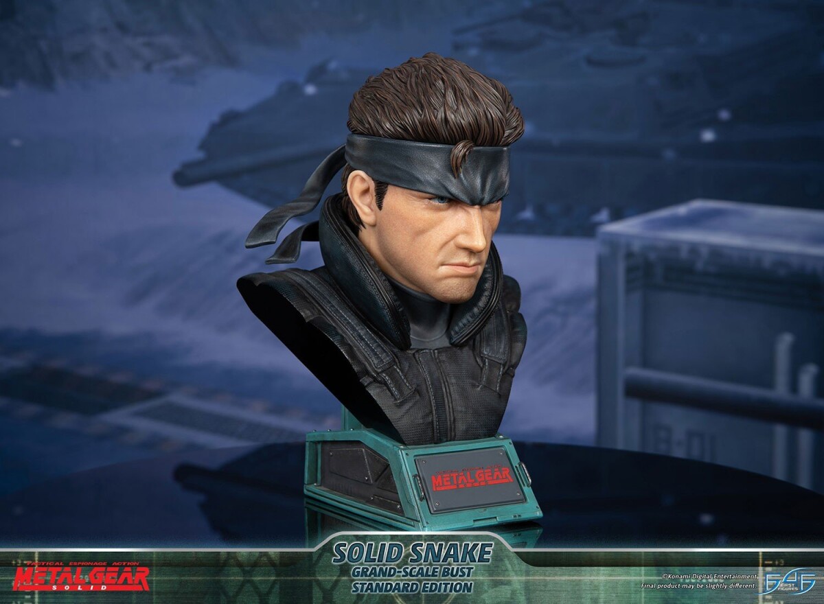 Metal Gear Solid Solid Snake Grand-Scale Bust Resin Statue