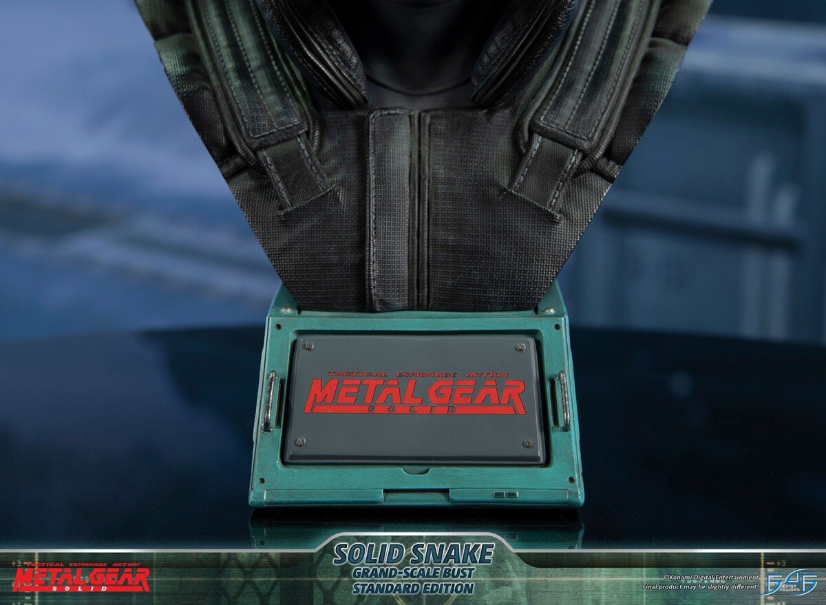 Metal Gear Solid Solid Snake Grand-Scale Bust Resin Statue