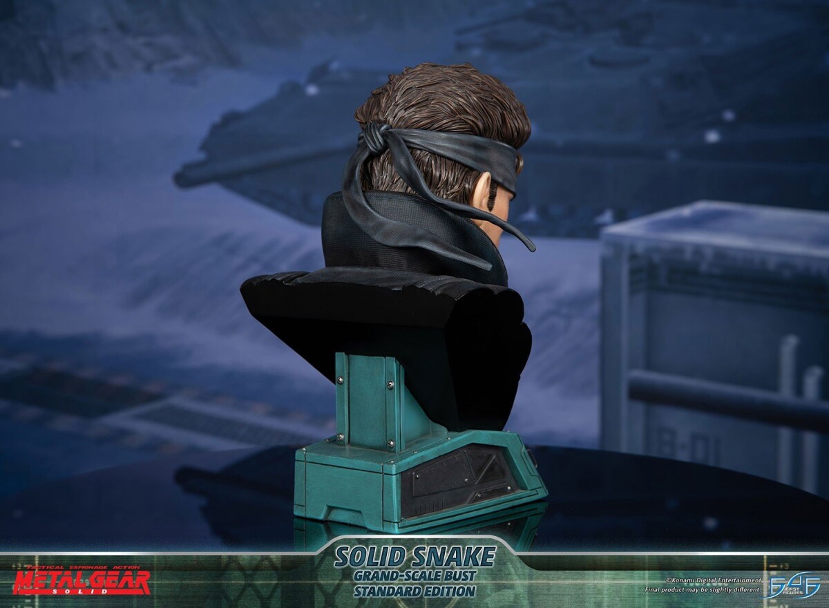 Metal Gear Solid Solid Snake Grand-Scale Bust Resin Statue