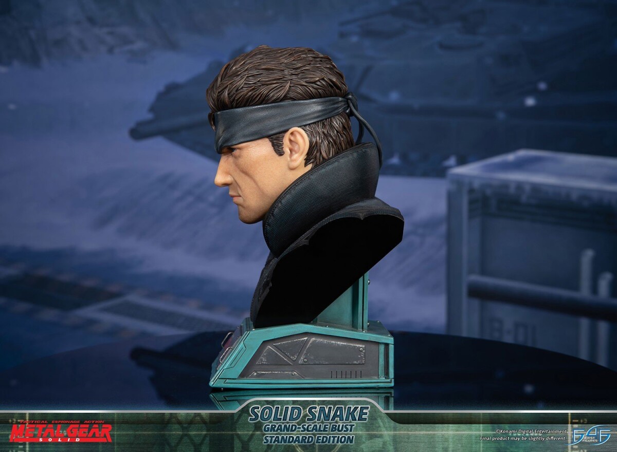 Metal Gear Solid Solid Snake Grand-Scale Bust Resin Statue