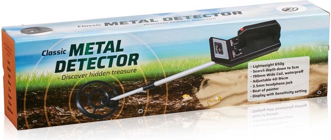 Metaldetektor Til Børn Og Nybegyndere - Sort