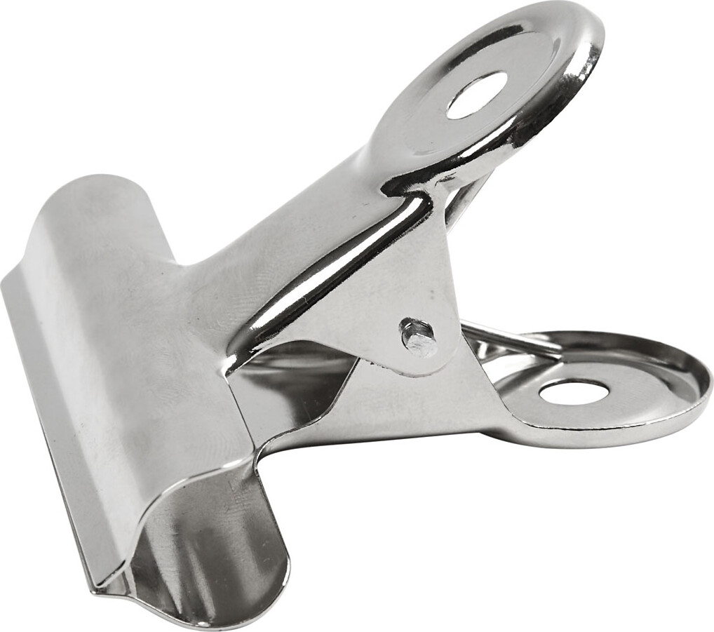 Metalklemme - B 7 5 Cm - Sølv - 6 Stk