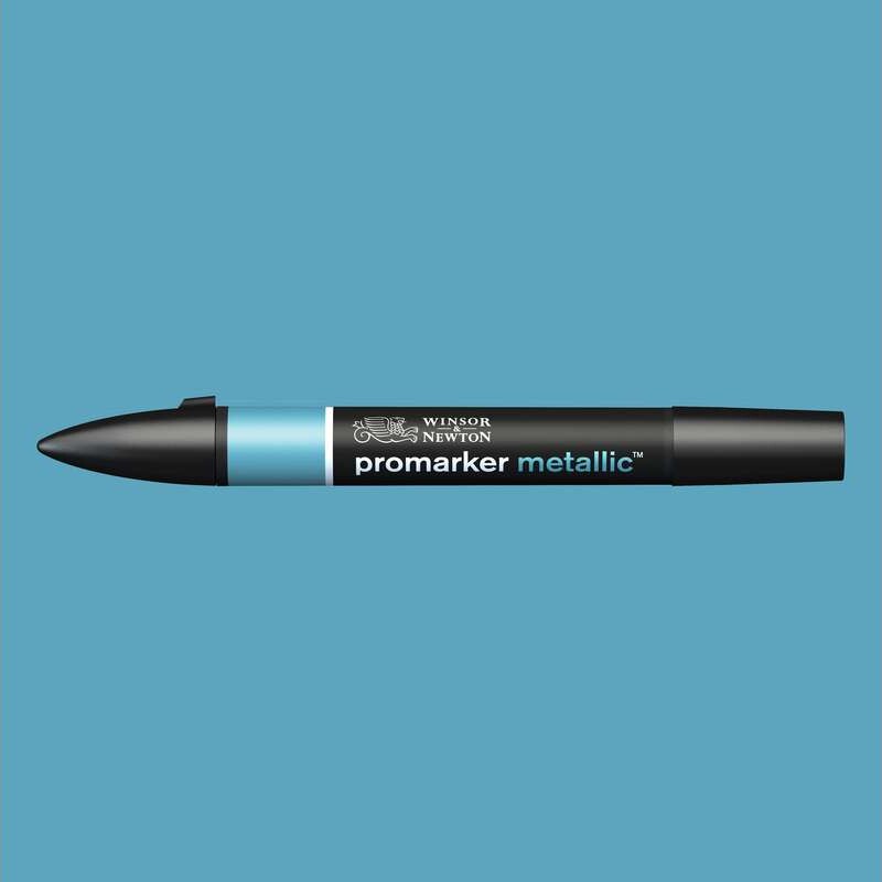 Winsor Newton - Promarker Metallic - Tusch - Blå