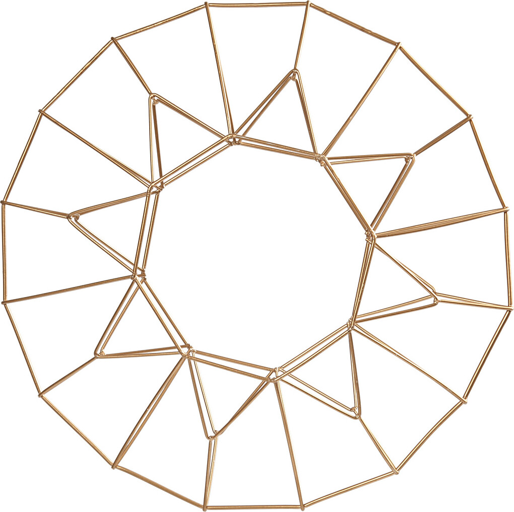 Metalophæng - Ring - Ø 28 Cm - Messing - 1 Stk