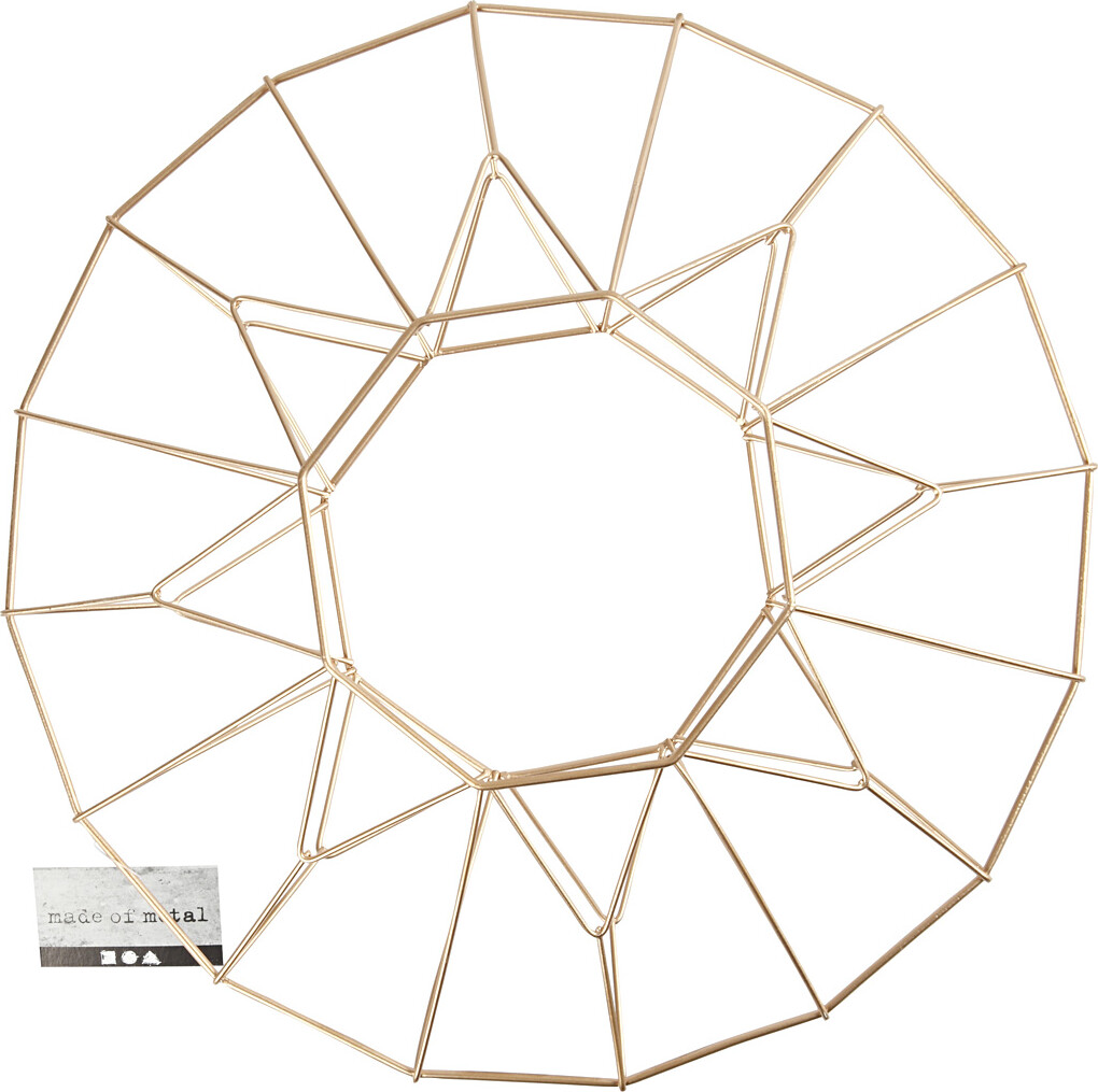 Metalophæng - Ring - Ø 28 Cm - Messing - 1 Stk