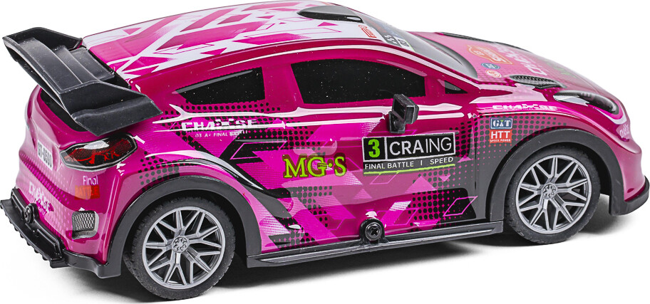 Tec-Toy - Mgs Chase - Rc Fjernstyret Bil Med Lys - 15 Kmt - Pink