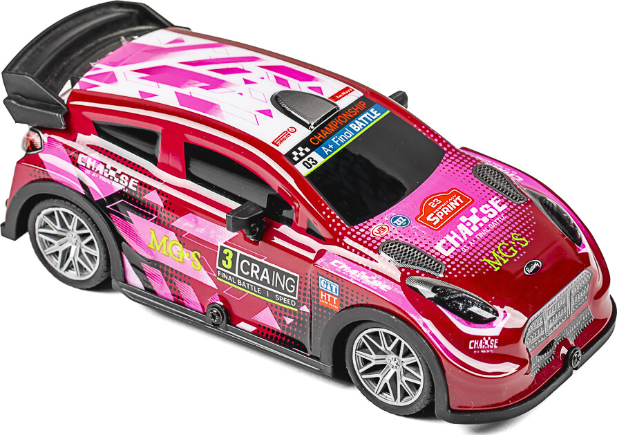 Tec-Toy - Mgs Chase - Rc Fjernstyret Bil Med Lys - 15 Kmt - Pink