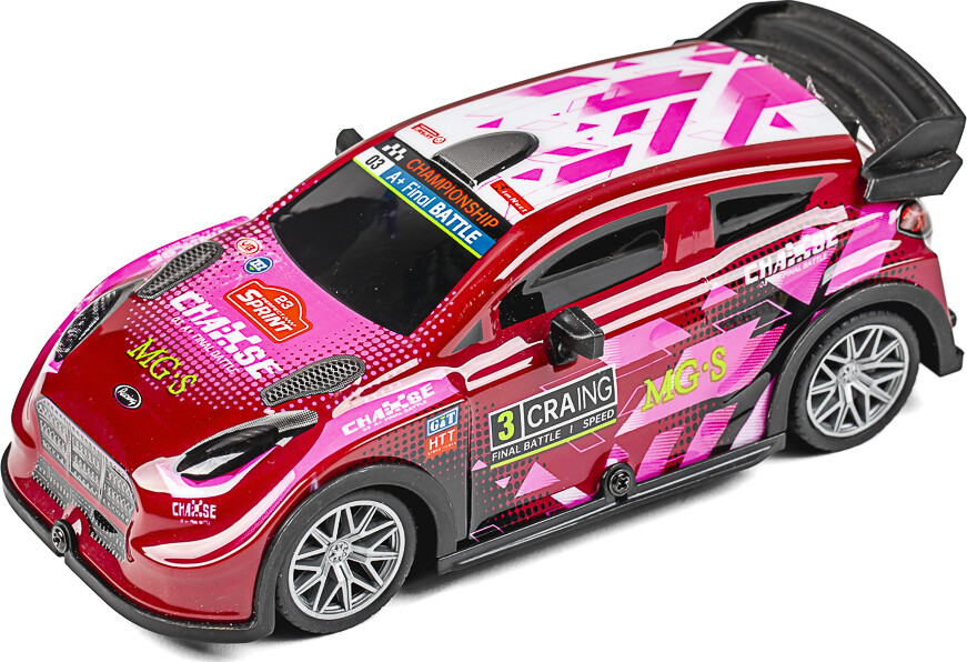 Tec-Toy - Mgs Chase - Rc Fjernstyret Bil Med Lys - 15 Kmt - Pink