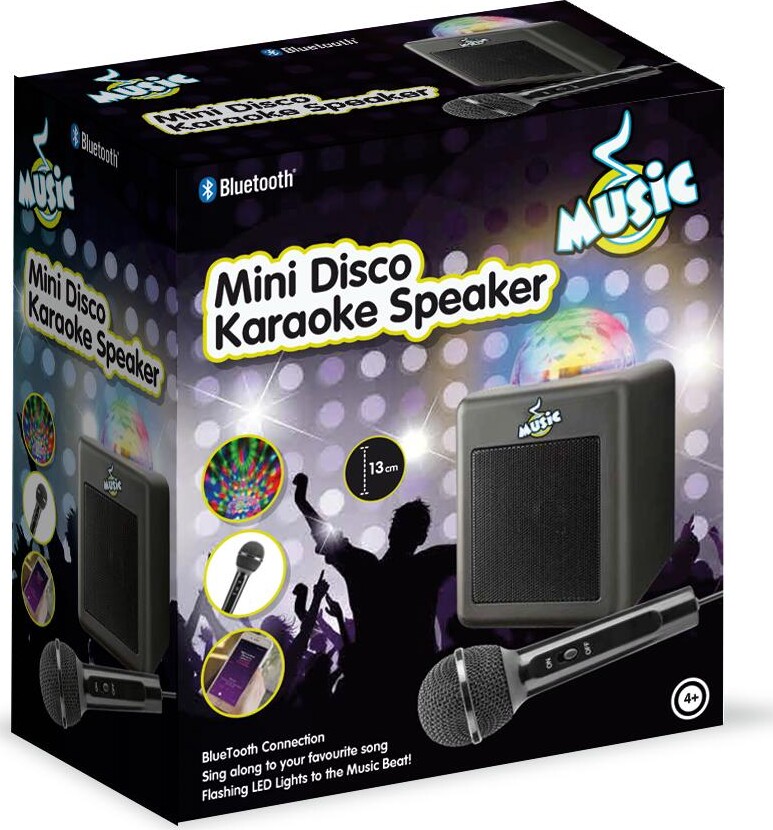 Mi Mic - Mikrofon Med Bluetooth Og Disko Kugle | Se tilbud og køb på Gucca.dk
