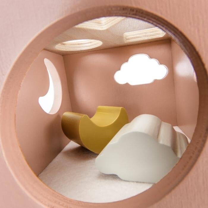 Micki - Puttekasse I Træ - Rosa