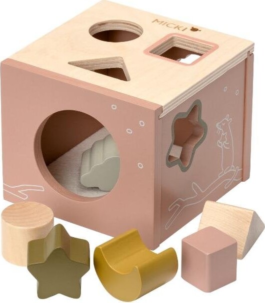Micki - Puttekasse I Træ - Rosa