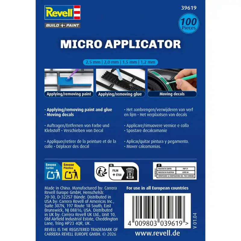 Revell 39619 - Painta Micro Applicators - 100 Stk
