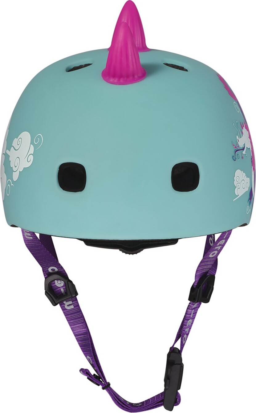 Micro - Cykelhjelm Til Børn - Small 48-53 Cm - 3D Drage - Turkisblå