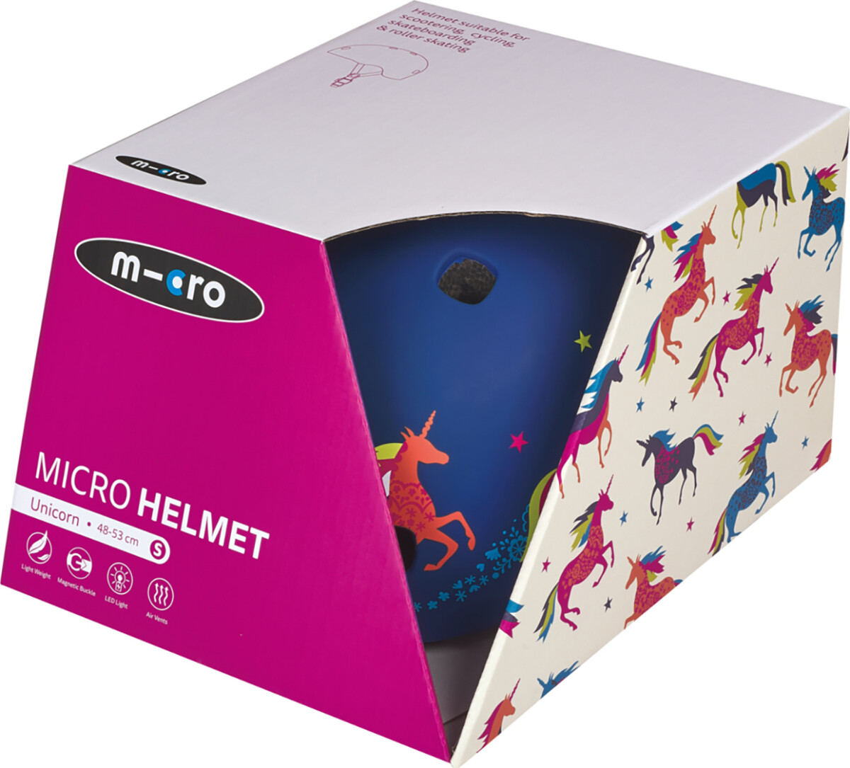 Micro - Hjelm - Enhjørning M