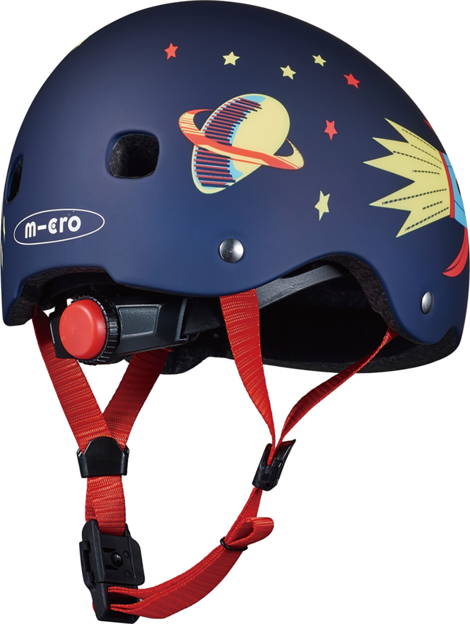 Micro - Cykelhjelm Til Børn - Medium 52-56 Cm - Raket - Blå