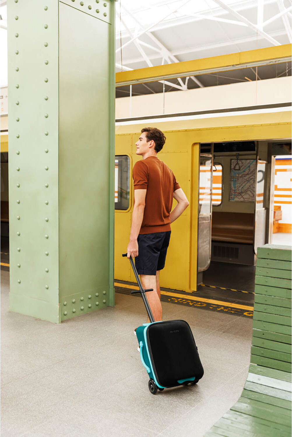 Micro - Luggage Eazy Weekender - Forest Green