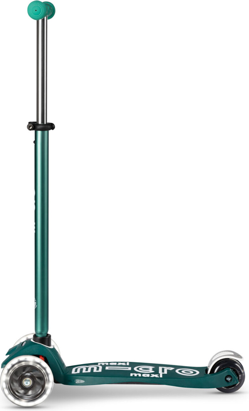 Micro - Maxi Deluxe Eco Led - Green - Trehjulet Løbehjul