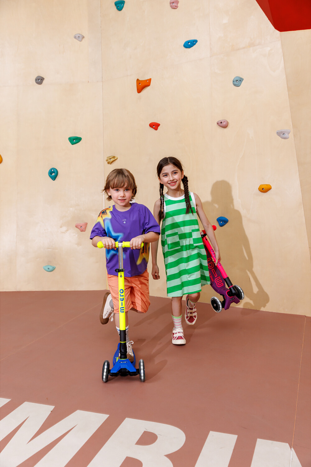 Micro - Maxi Deluxe Foldbar Led - Neon Ultra Pink