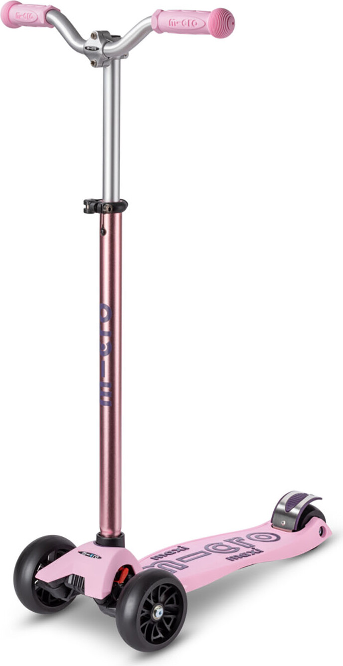 Micro - Maxi Deluxe Pro - Rose - Trehjulet Løbehjul