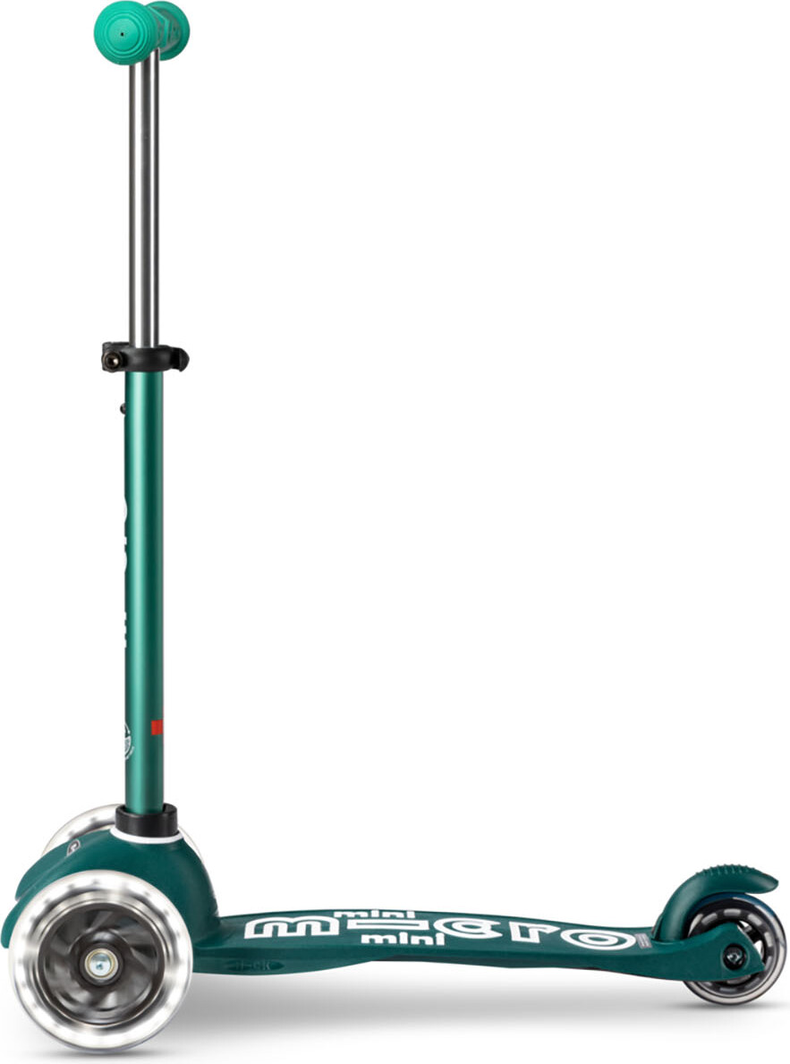 Micro - Mini Deluxe Eco Led - Green - Trehjulet Løbehjul