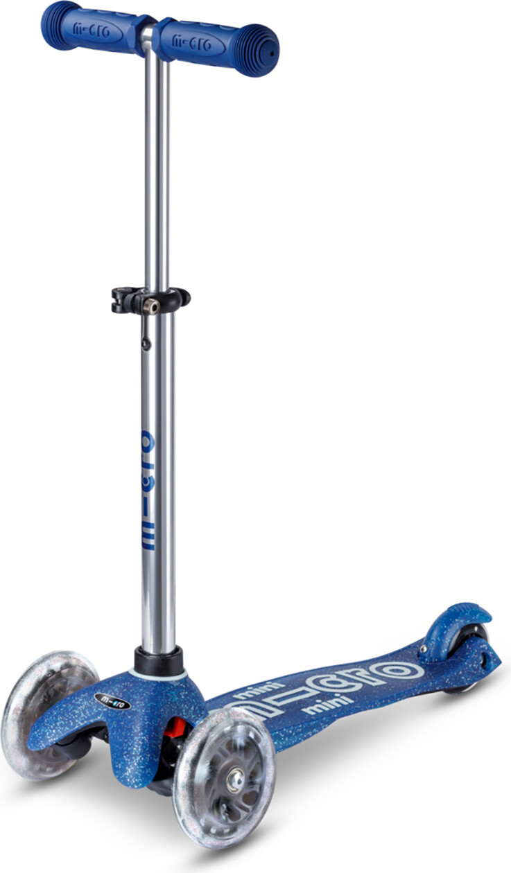 Micro - Mini Deluxe Galaxy Glitter Led - Navy Blue - Løbehjul