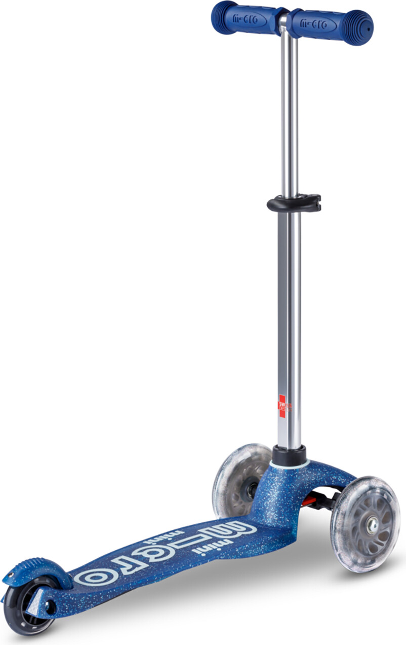 Micro - Mini Deluxe Galaxy Glitter Led - Navy Blue - Løbehjul