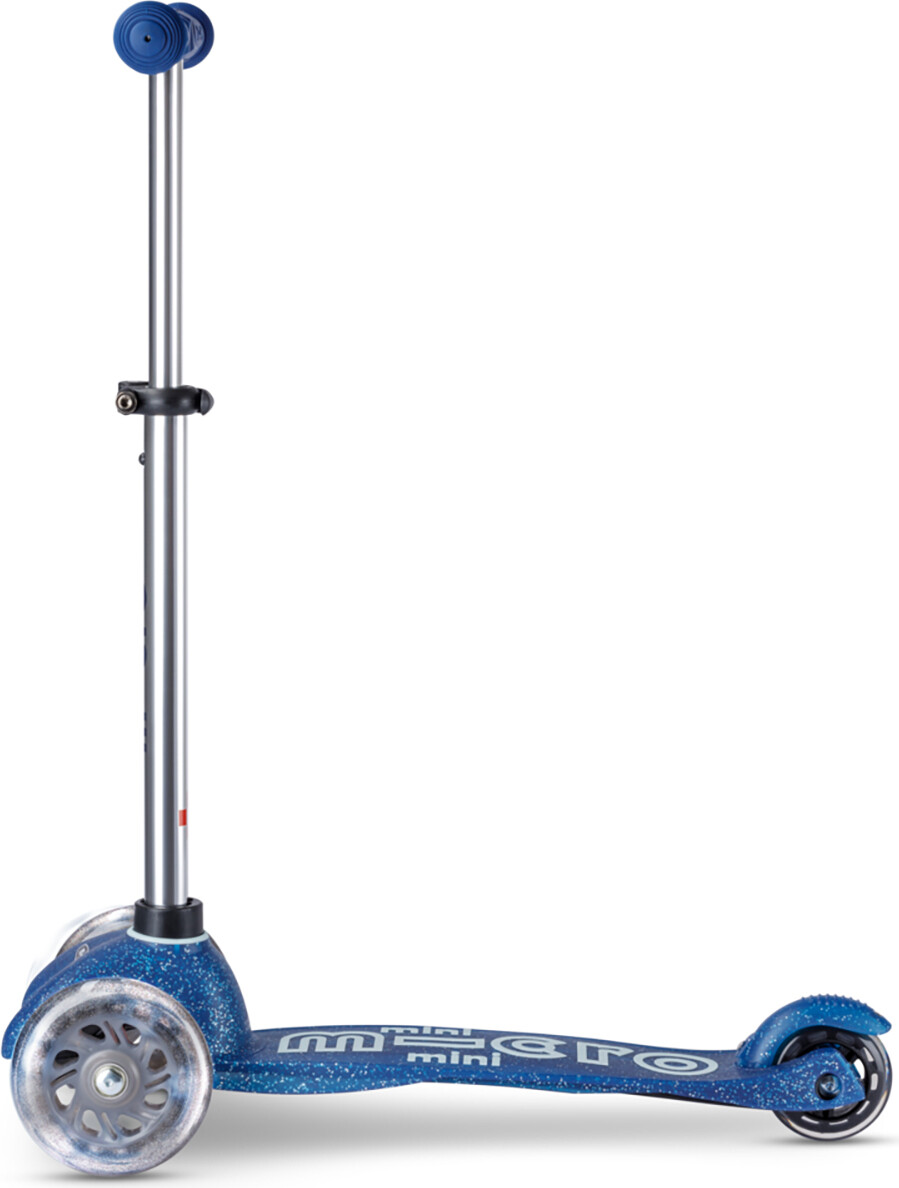 Micro - Mini Deluxe Galaxy Glitter Led - Navy Blue - Løbehjul